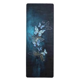 Van gaali rubber suede thickened yoga mat