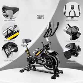 Home Gym Heavy Flywheel and LCD Monitor Fitness Exercise Bikes