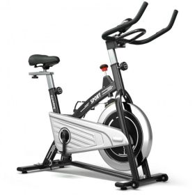 With Monitor 30 Lbs Fixed Indoor Home Training Bicycle